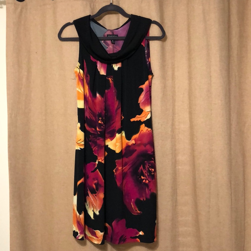 Enforces Studios Abstract Floral Print Dress Size 8